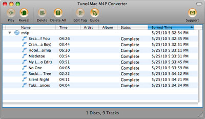 Create a playlist in iTunes to add M4P, M4A, M4B files you want to convert.