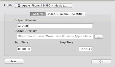 general settings for video converter for mac