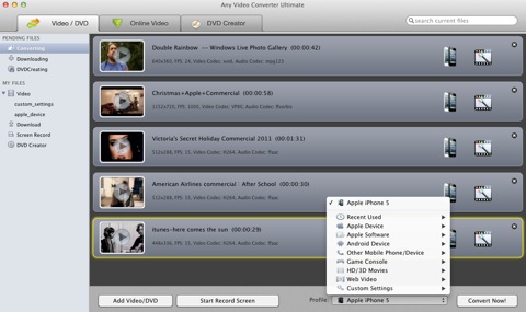 tune4mac video and dvd converter