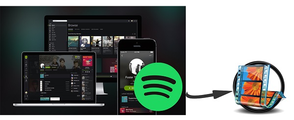 add spotify music to Windows movie maker