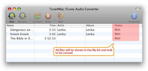 convert audio file from itunes