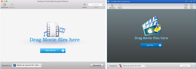 Add iTunes movie to the program