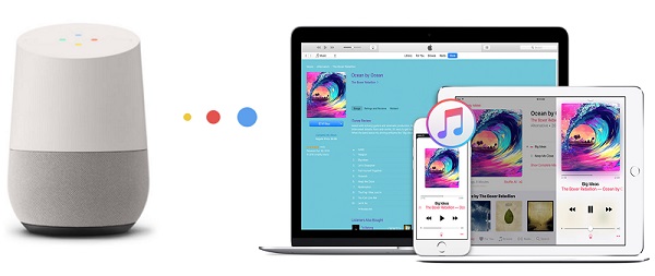 play itunes music on google home