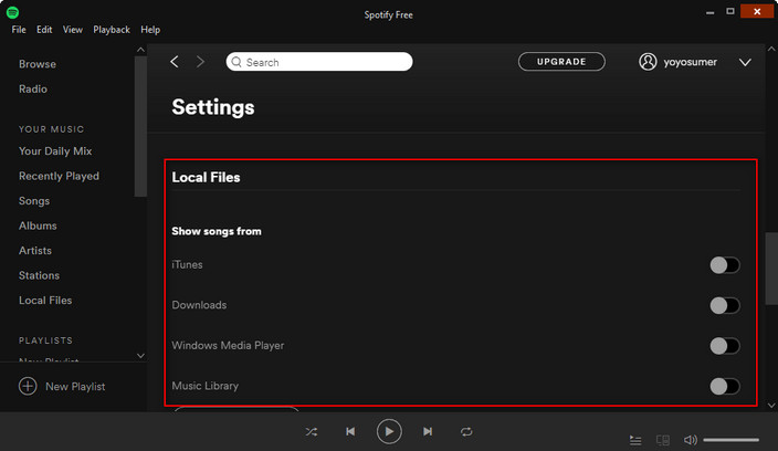 enable Allow Spotify to be opened from the web