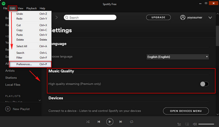 enable Allow Spotify to be opened from the 
															 	web