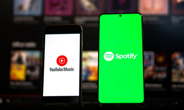spotify and youtube music