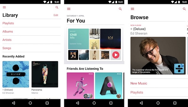 Apple Music to Android App