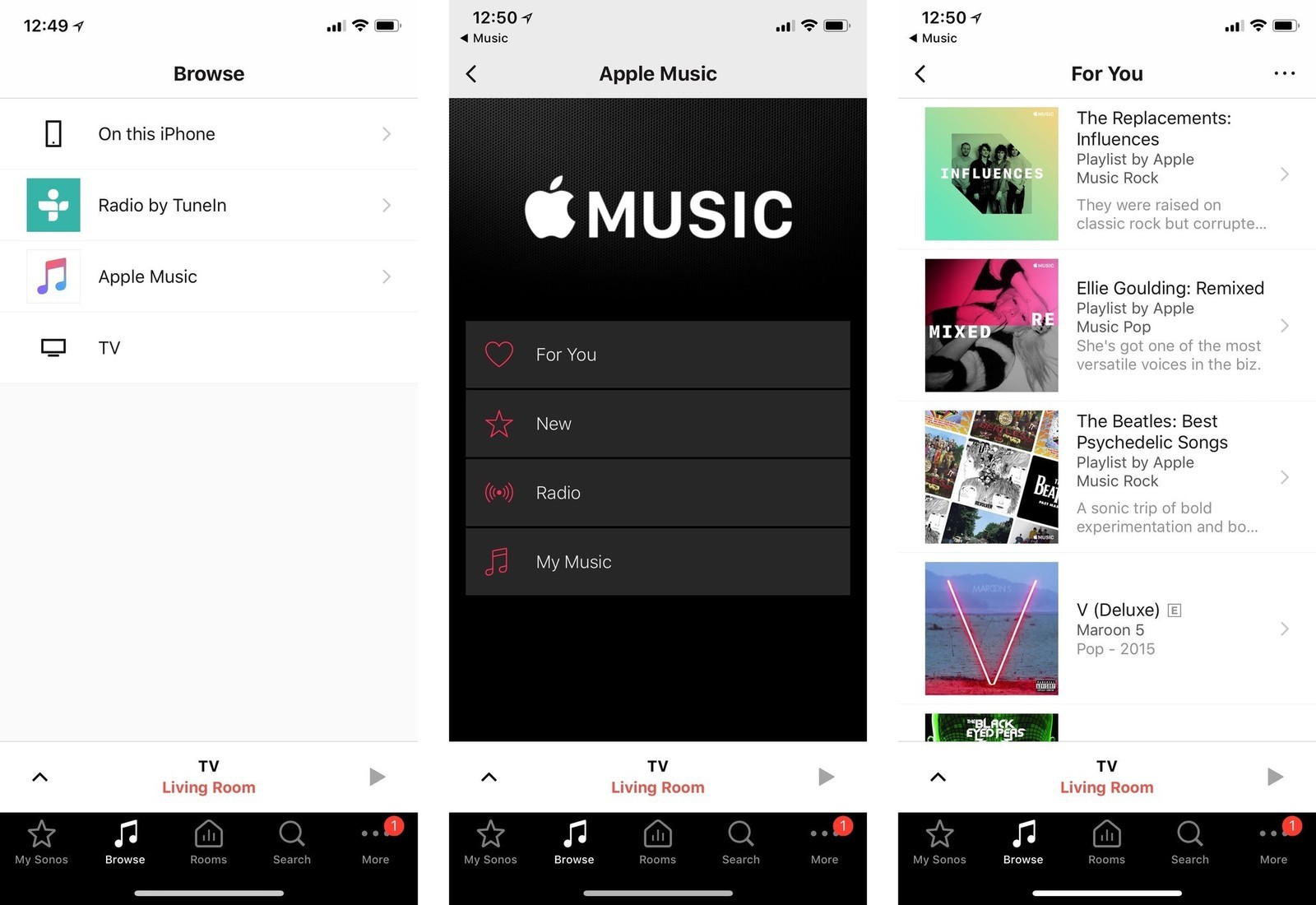 Sonos play Apple Music