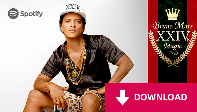 download bruno mars 24k magic album free from spotify