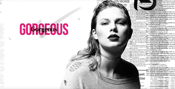 Taylor Swift new song 'Gorgeous' 