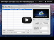 convert itunes m4v to iphone